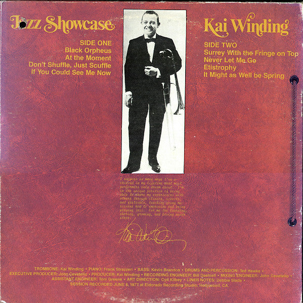 Kai Winding : Jazz Showcase (LP, Album)