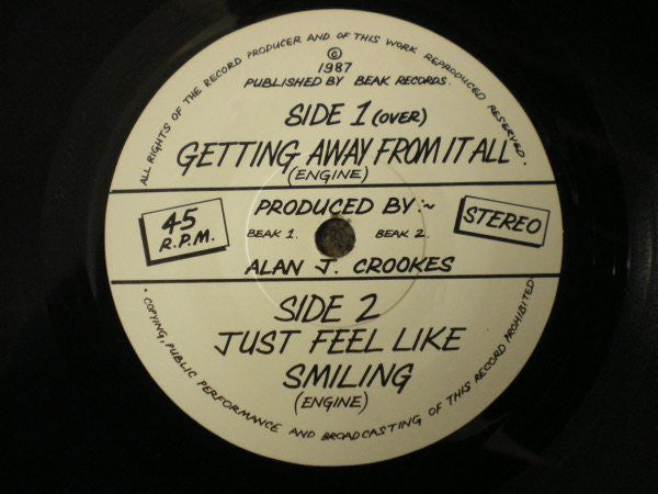 Engine (10) : Getting Away From It All (7", Single)