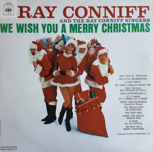 Ray Conniff And The Ray Conniff Singers* : We Wish You A Merry Christmas (LP, Album, RE)