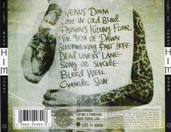 HIM (2) : Venus Doom (CD, Album)