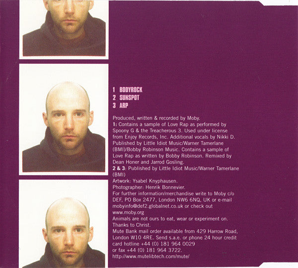 Moby : Bodyrock (CD, Single)