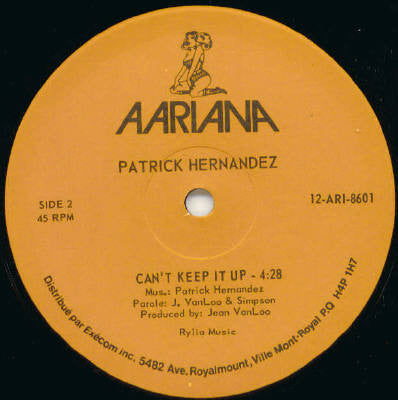 Patrick Hernandez : Good Bye (12")