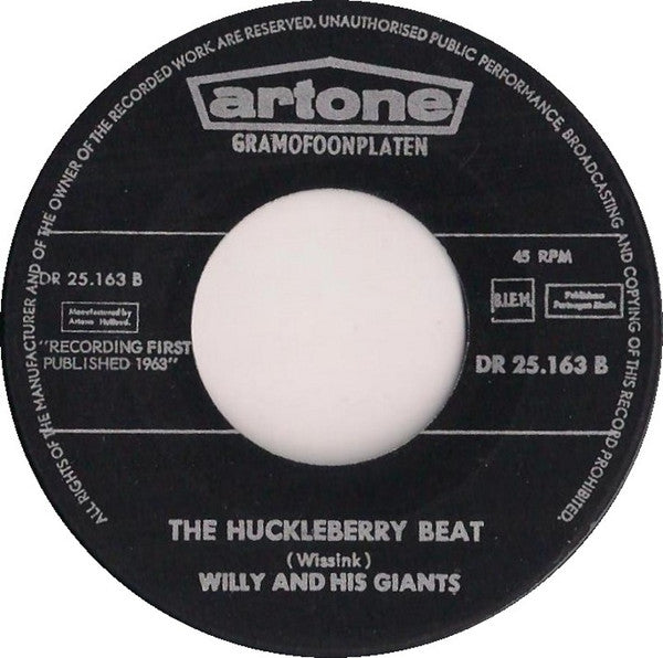 Willy And His Giants : Ajoen, Ajoen (7", Single, Yel)