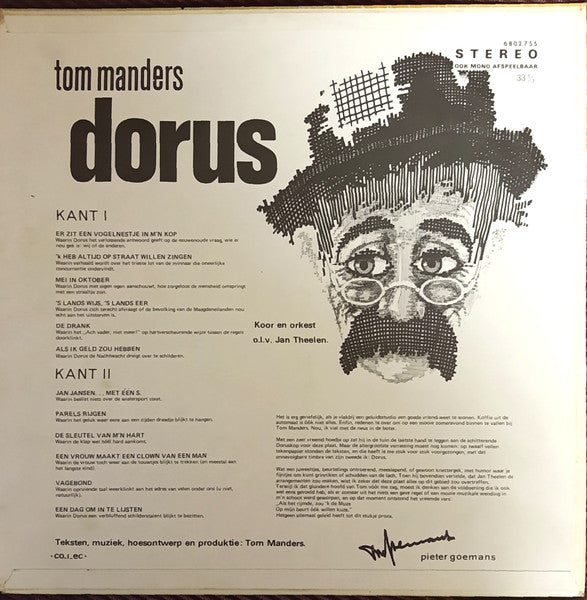 Dorus : Er Zit Een Vogelnestje In M'n Kop (LP, Album)