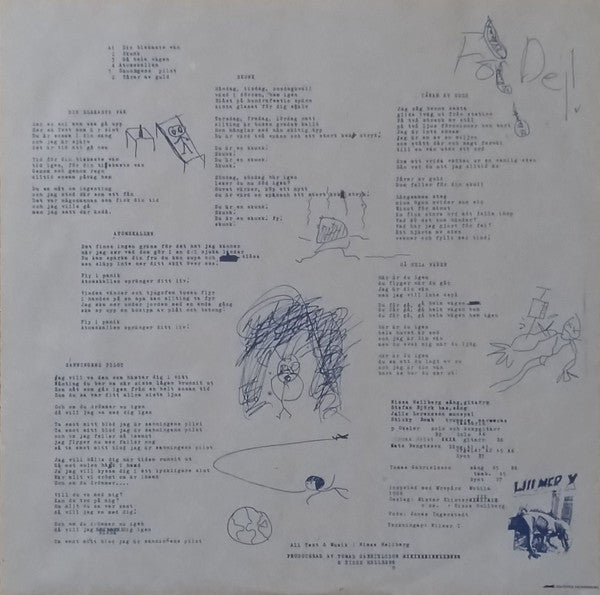 Wilmer X : Tungt Vatten (LP, Album)