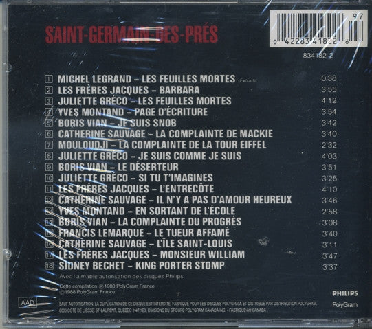Various : Saint-Germain-Des-Prés (CD, Comp)
