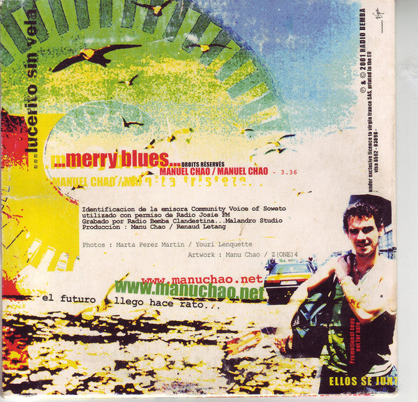 Manu Chao : Merry Blues (CD, Single, Promo)