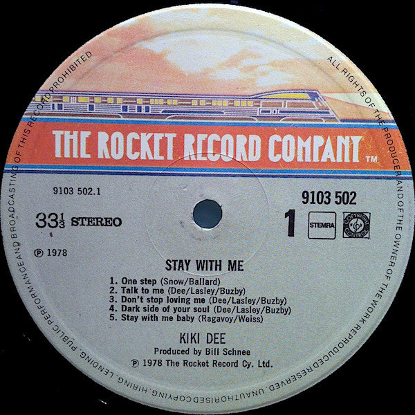 Kiki Dee : Stay With Me (LP, Album)