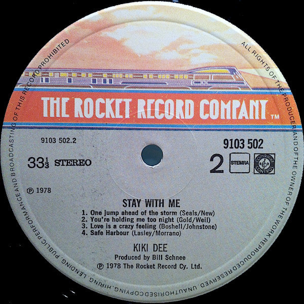 Kiki Dee : Stay With Me (LP, Album)