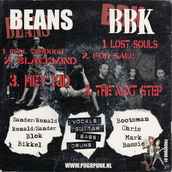 Beans (4) / BBK : The Split E.P. (7", EP)
