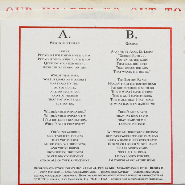 Blister (2) : Stitches E.P. (7", EP)