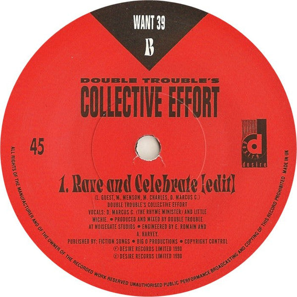 Double Trouble : Celebrate (7", Single)