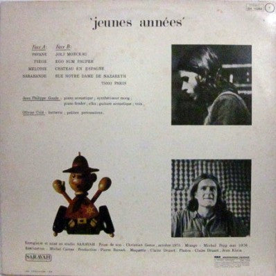 Jean-Philippe Goude & Olivier Cole : Jeunes Années (LP, Album)