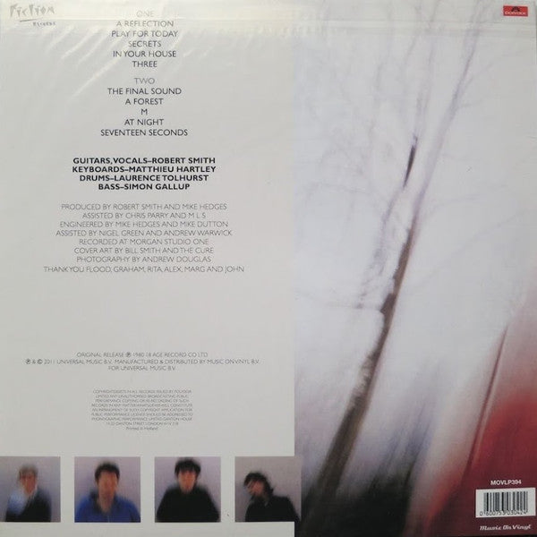 The Cure : Seventeen Seconds (LP, Album, RE, 180)
