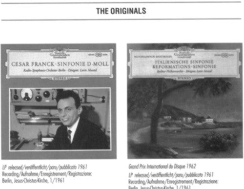 César Franck, Felix Mendelssohn-Bartholdy - Lorin Maazel, Radio-Symphonie-Orchester Berlin, Berliner Philharmoniker : Symphony In D Minor / Symphony No. 5 "Reformation" (CD, Comp, RE, RM)