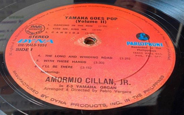 Amormio Cillan, Jr. : Yamaha Goes Pop (Volume 2) (LP, Album)