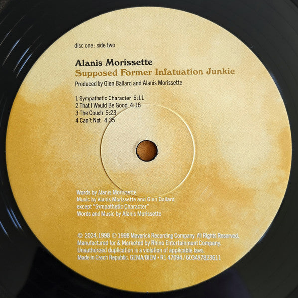 Alanis Morissette : Supposed Former Infatuation Junkie (2xLP, Album, Ltd, RE, Tha)