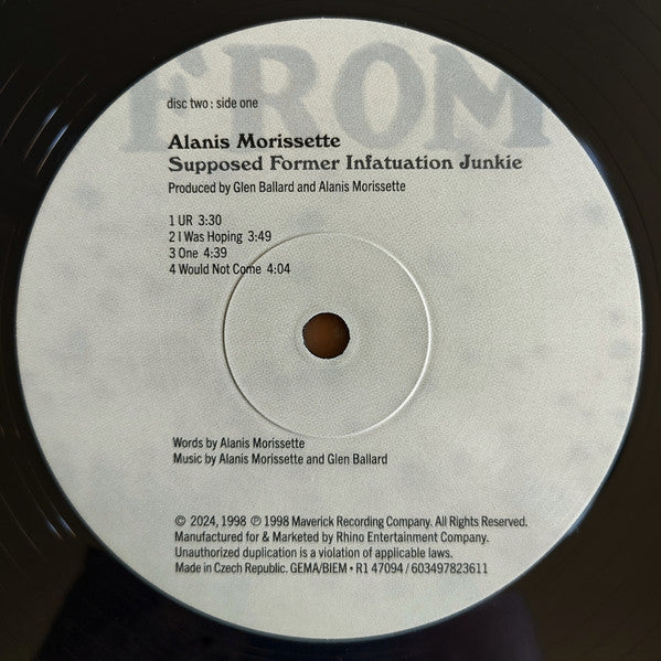 Alanis Morissette : Supposed Former Infatuation Junkie (2xLP, Album, Ltd, RE, Tha)