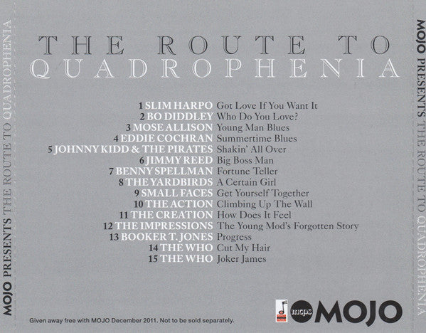 Various : The Route To Quadrophenia (CD, Comp)
