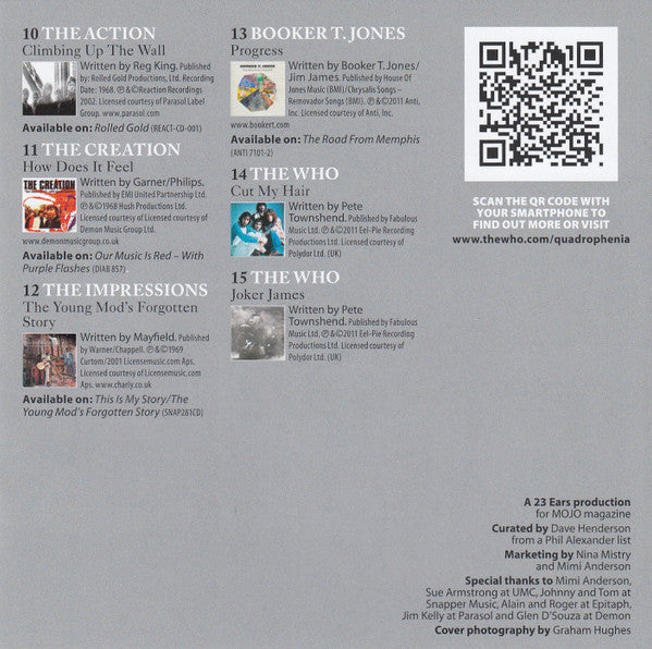 Various : The Route To Quadrophenia (CD, Comp)