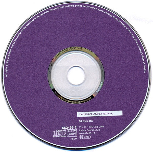 The Shamen : Transamazonia (CD, Maxi)
