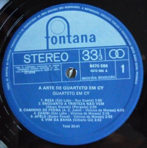 Quarteto Em Cy : A Arte De Quarteto Em Cy (2xLP, Comp, Gat)
