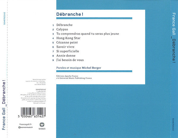 France Gall : Débranche ! (CD, Album, RE, RM)