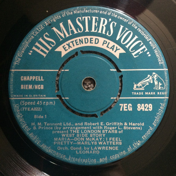 Don McKay / Marlys Watters : West Side Story (7", EP)