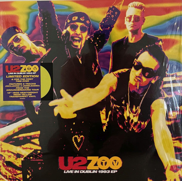 U2 : Zoo TV (Live In Dublin 1993) (12", EP, Ltd, Neo)