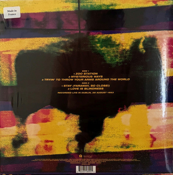 U2 : Zoo TV (Live In Dublin 1993) (12", EP, Ltd, Neo)