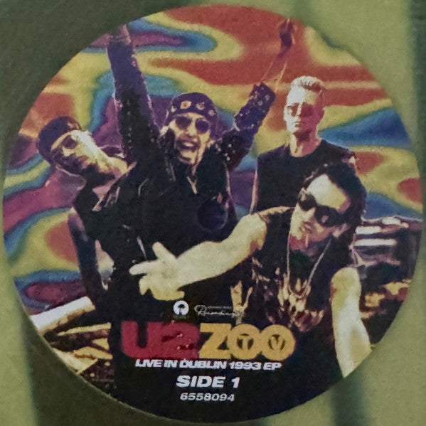 U2 : Zoo TV (Live In Dublin 1993) (12", EP, Ltd, Neo)