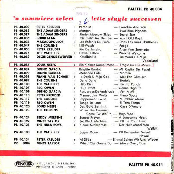 Louis Neefs : Ein Kleines Kompliment  (7")