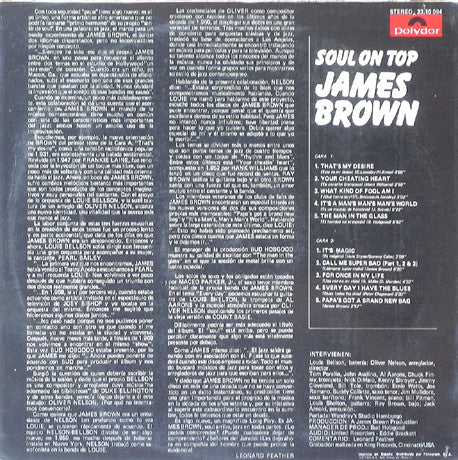 James Brown : Soul On Top (LP, Album)