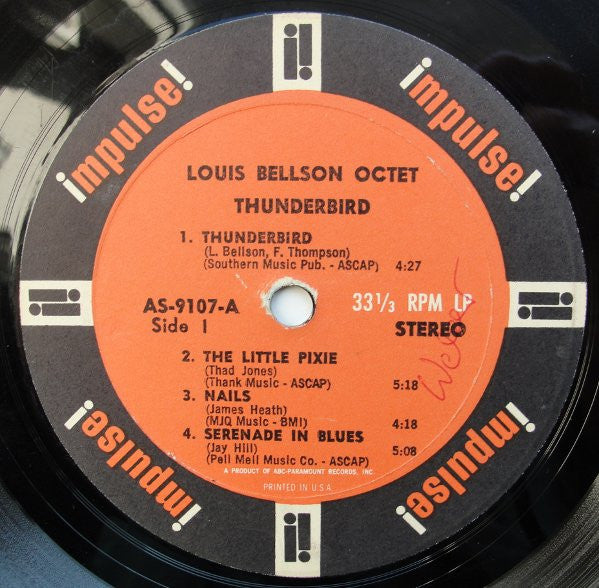Louis Bellson : Thunderbird (LP, Album)