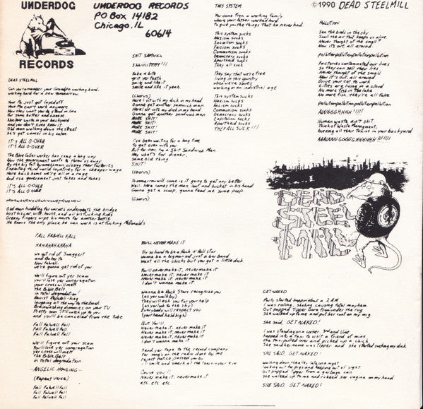 Dead Steelmill : It's All Over (7", Cle)