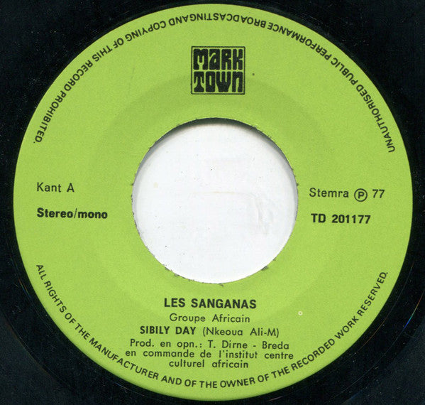 Sangana's Five : Sibily Day / Satata (7", Single)