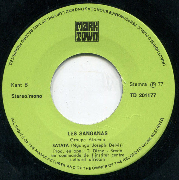 Sangana's Five : Sibily Day / Satata (7", Single)