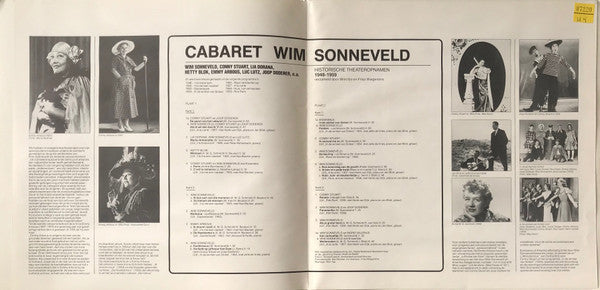 Cabaret Wim Sonneveld : Historische Theateropnamen 1948 - 1959 (2xLP, Album)
