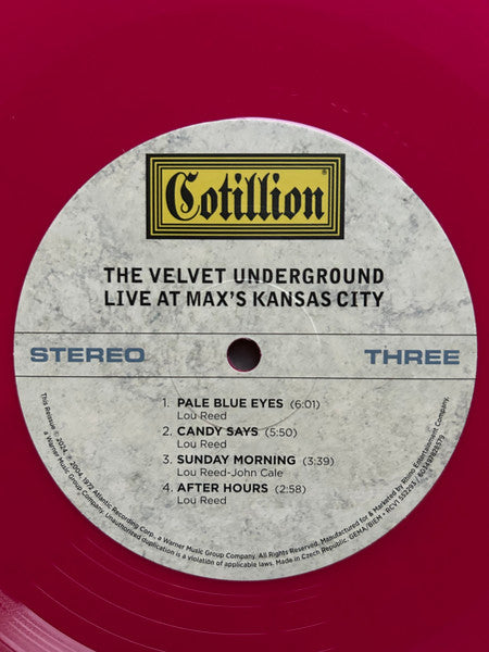 The Velvet Underground : Live At Max's Kansas City (LP, Orc + LP, Mag + Album, RE, RM, RP, Exp)