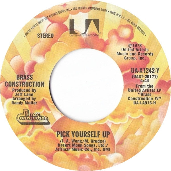 Brass Construction : Help Yourself / Pick Yourself Up (7", Styrene, Ter)