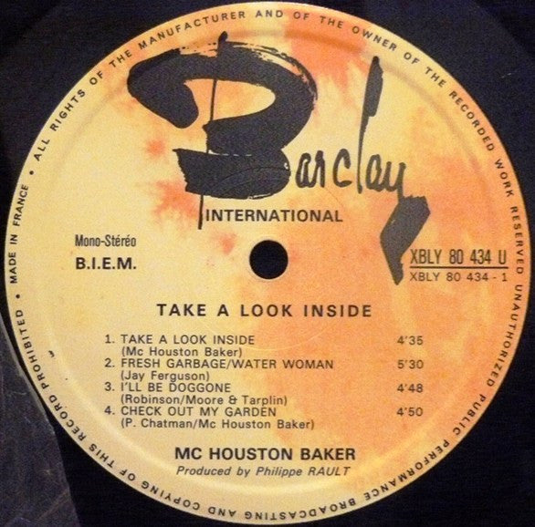 McHouston Baker : Take A Look Inside (LP, Album)