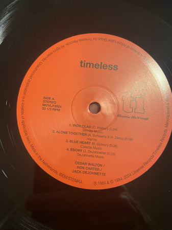Cedar Walton, Ron Carter, Jack DeJohnette :  Cedar Walton / Ron Carter / Jack DeJohnette (LP, Album, RE)