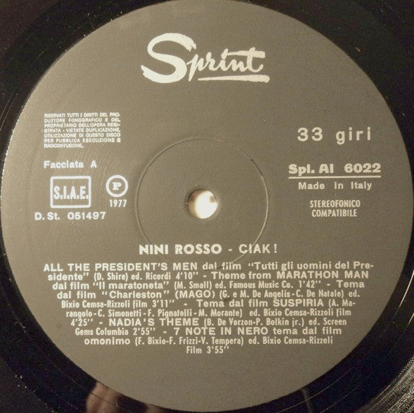 Nini Rosso : Ciak (LP)