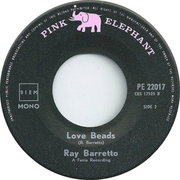 Ray Barretto : Hard Hands (7", Single, Mono)