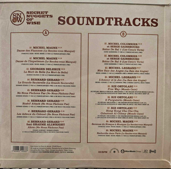 Various : Secret Nuggets Of Wise: Soundtracks (LP, Comp)