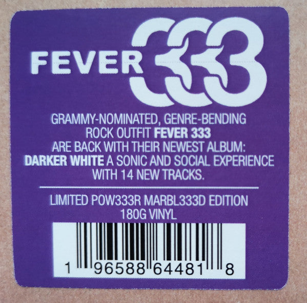 Fever 333* : Darker White (LP, Album, Ltd, Whi)