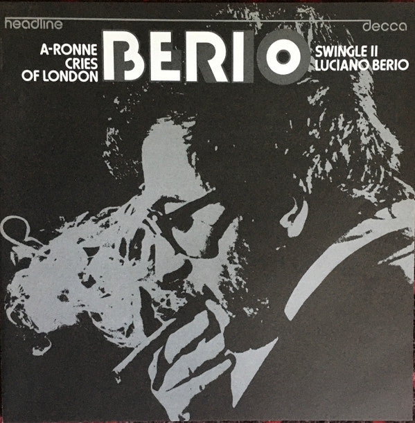 Luciano Berio - Swingle II : A-Ronne / Cries Of London (LP)