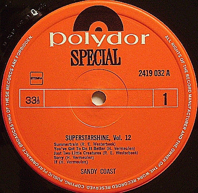 Sandy Coast : Superstarshine Vol. 12 (LP, Comp)