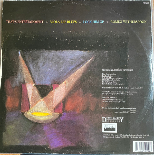 The Colorblind James Experience : That's Entertainment (12")