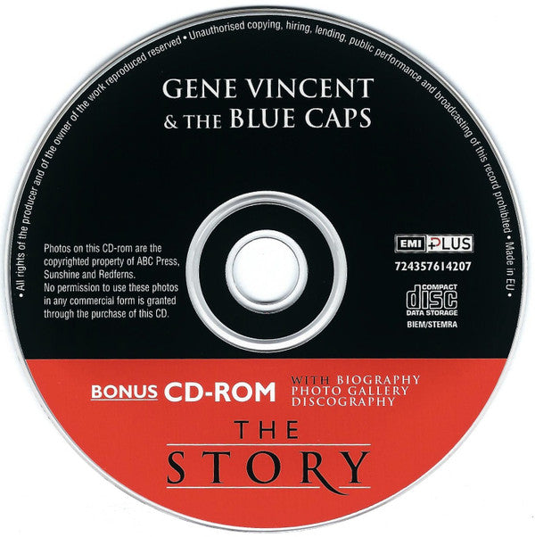 Gene Vincent & His Blue Caps : The Story (CD, Comp + CD-ROM)